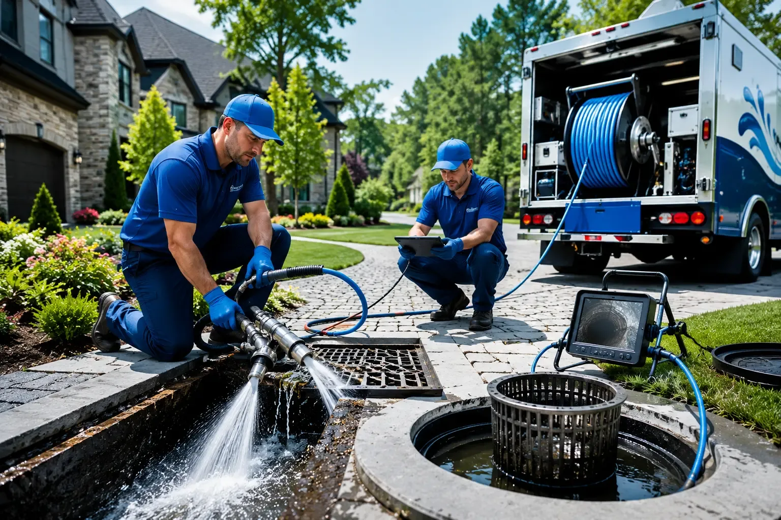 Local outdoor drain cleaning professionals in De Soto, IA